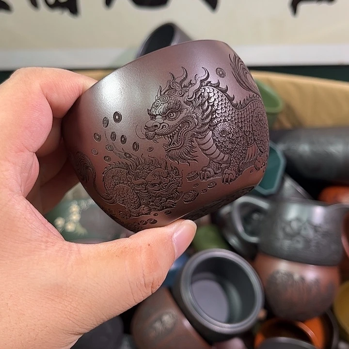 茶杯紫砂全手工紫砂主人杯