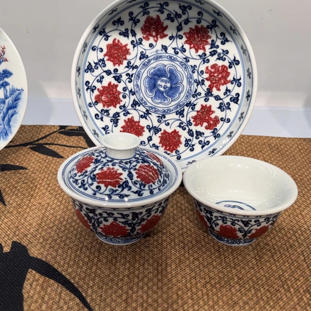 上***水手工手绘套装茶具