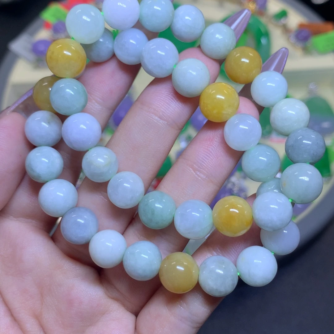 翡翠未镶嵌颈饰天然