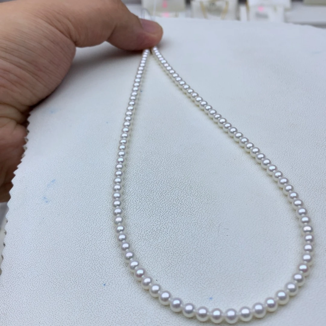 唰***唰颈饰银S925镶嵌淡水珍珠