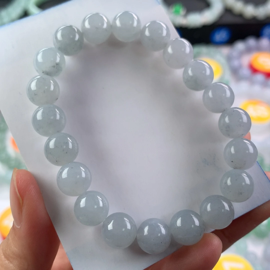 翡翠未镶嵌手链卡9.9