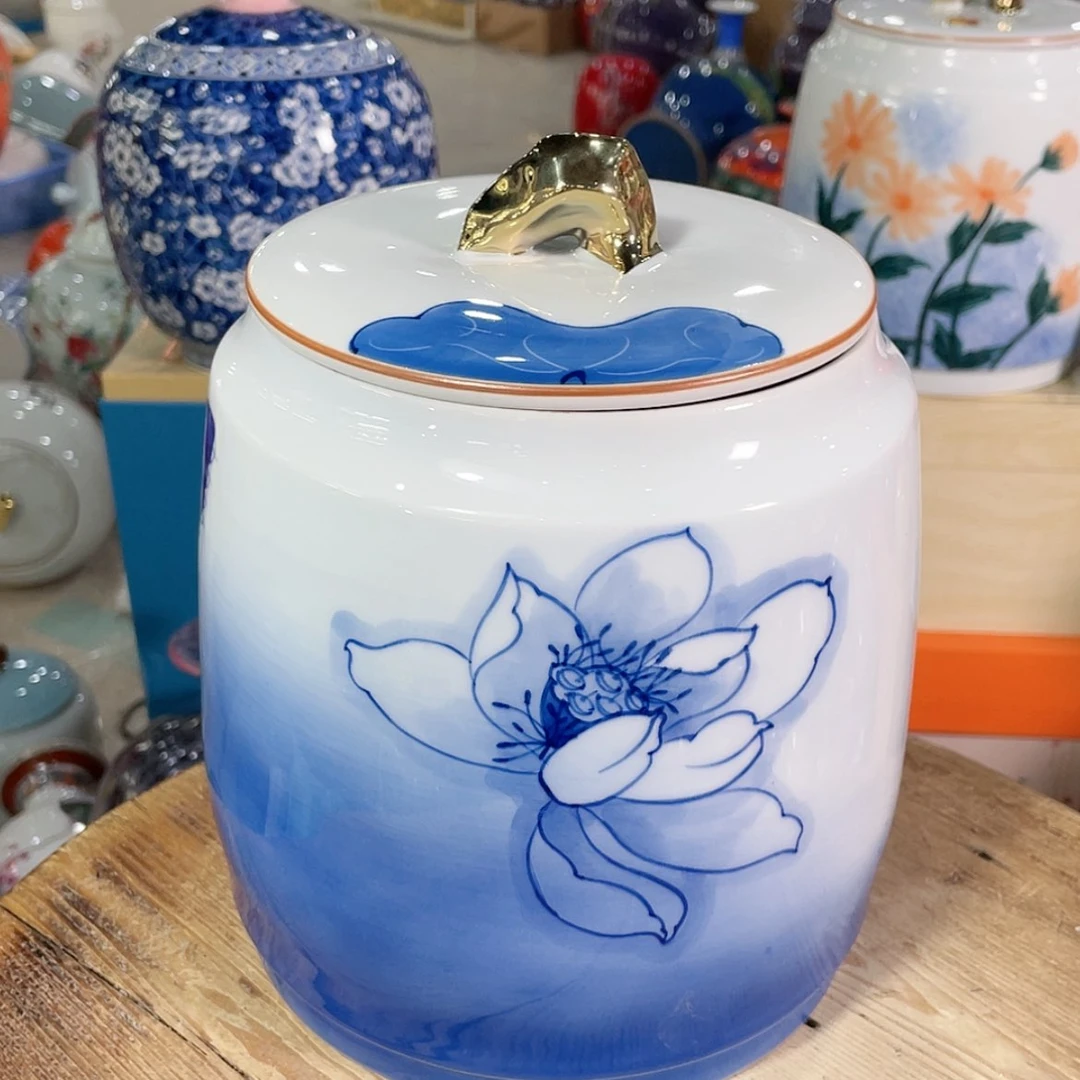 【闪购商品】罐陶瓷茶叶罐密封罐