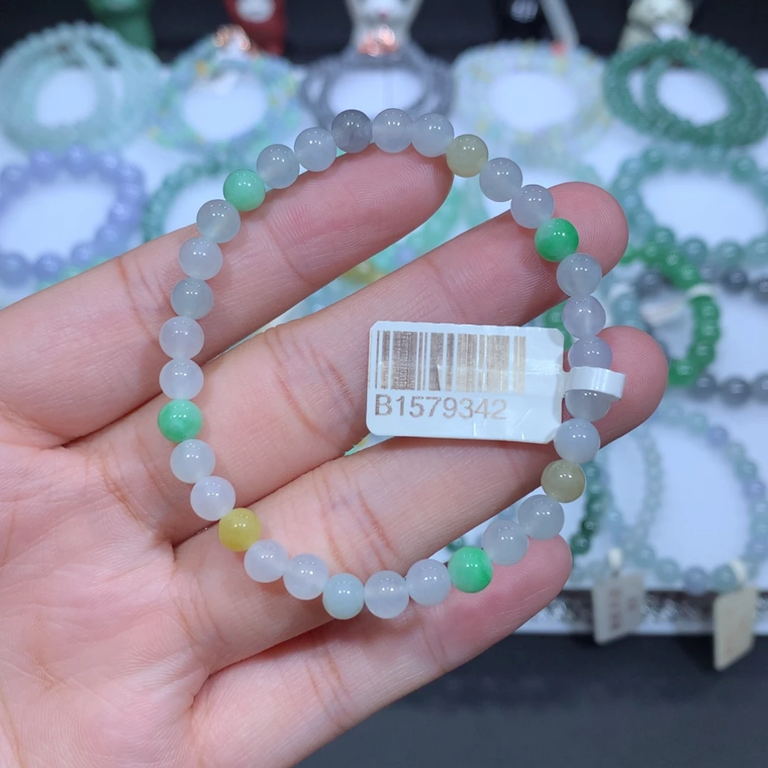 翡翠未镶嵌手串天然