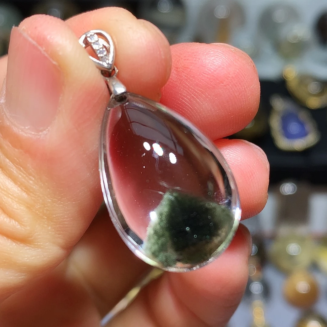 水晶珠宝半成品银S925镶嵌定制款