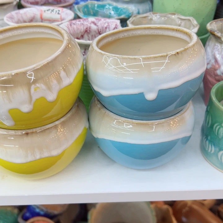 有孔，满10元发货多肉陶瓷花盆