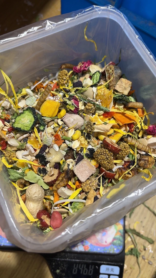 大秀の熊60种天然食材高蛋白自用款金丝熊长肉粮食日常金丝熊主粮