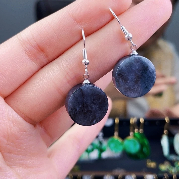 翡翠耳饰未镶嵌饰品