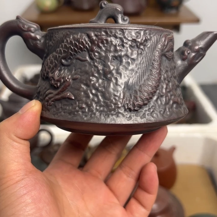 茶壶紫砂底部划痕