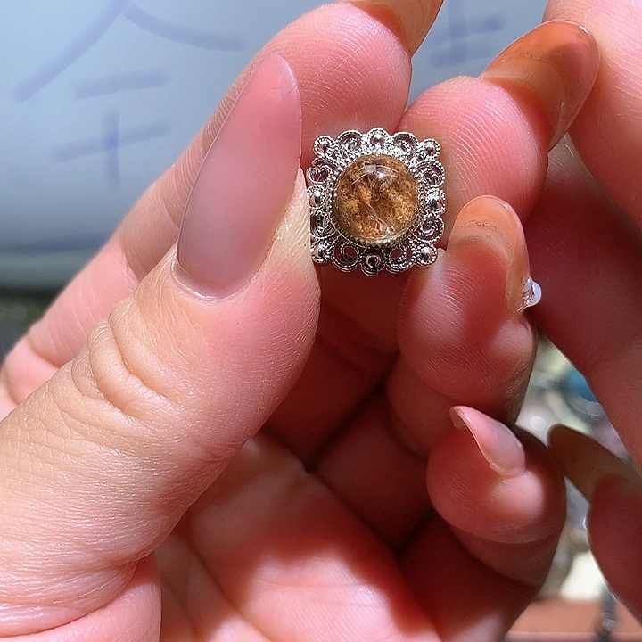 未镶嵌戒指水晶水晶