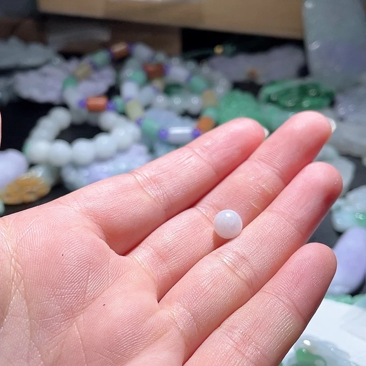 翡翠未镶嵌颈饰珑*天