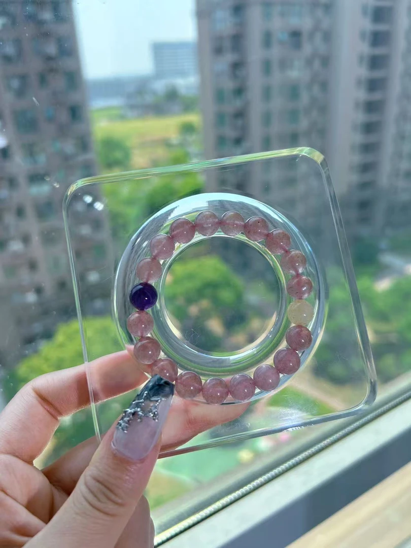 福利款草莓晶手串水晶手串