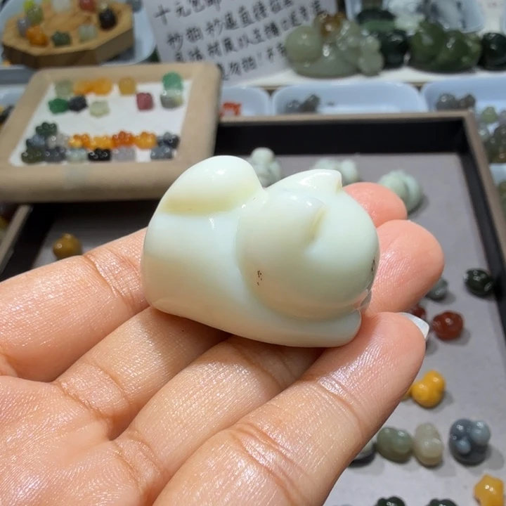 随***缘未镶嵌和田玉珠宝半成品