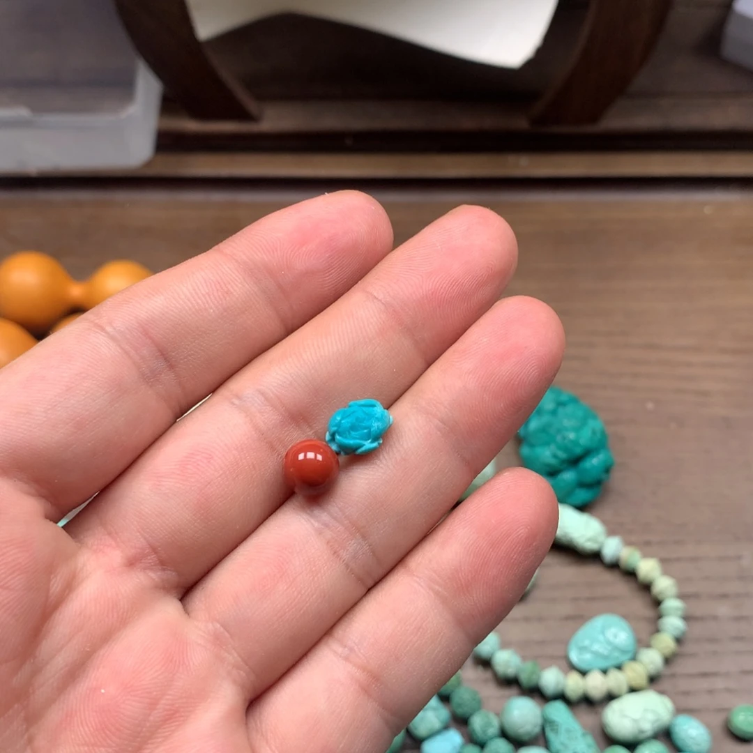 未镶嵌雕刻南红玛瑙