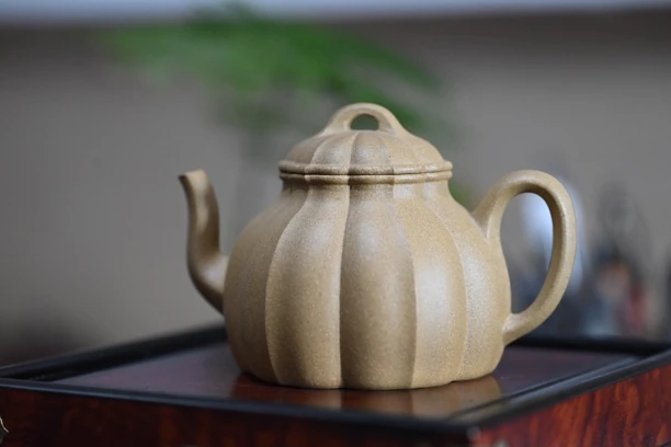 筋纹水仙原矿本山段泥240毫升正宗宜兴黄龙山纯手工紫砂壶茶器