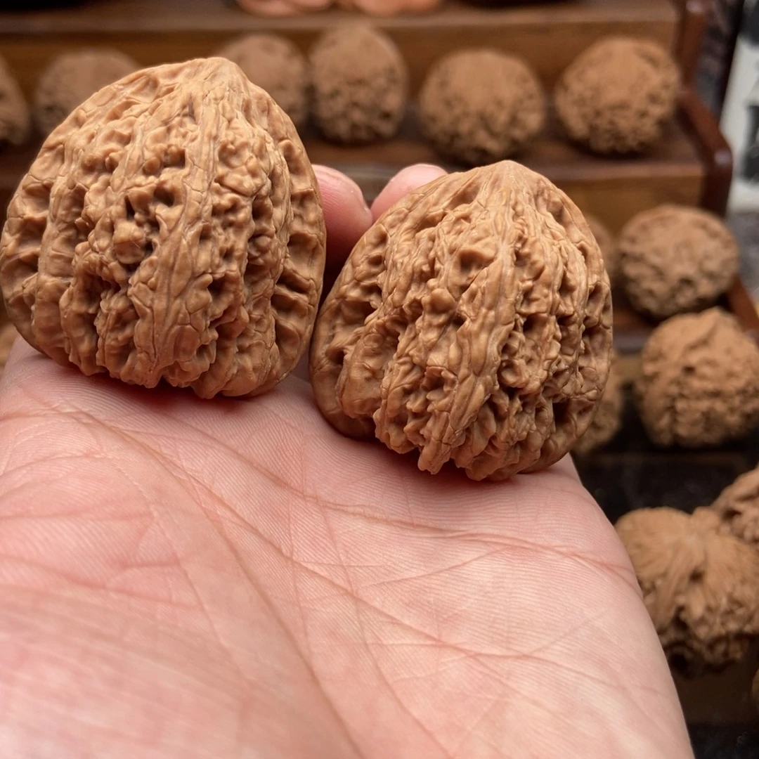 把件桃核承德密纹