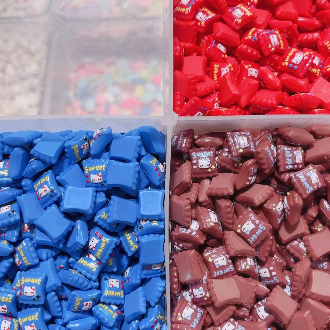 树脂想念金粉迷你kt糖果袋100