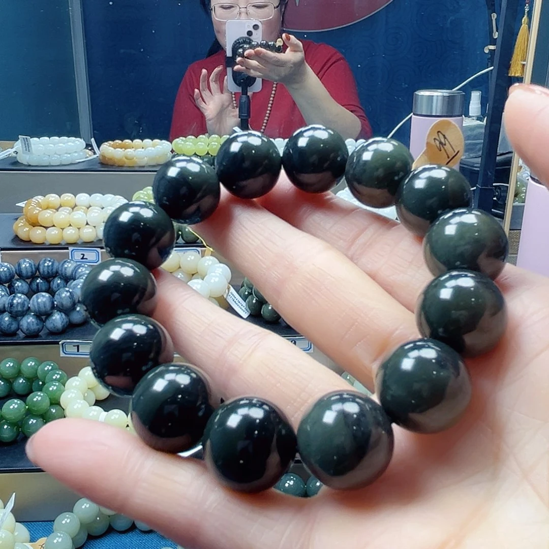 和田玉未镶嵌手链