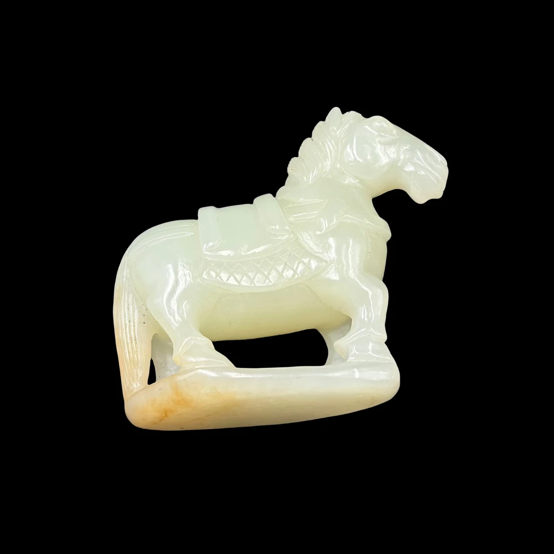 清代和田玉一马当先【华夏藏古】81168