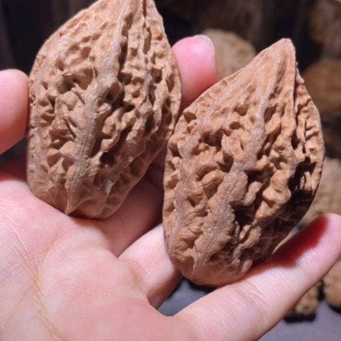 把件文玩核桃东北野生楸子小园 166