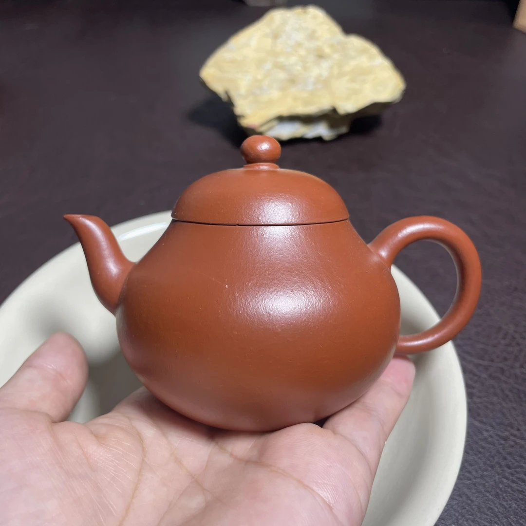 梨形小煤窑老朱泥纯料0添加无碳酸钡180CC纯手工有借助宜兴紫砂壶
