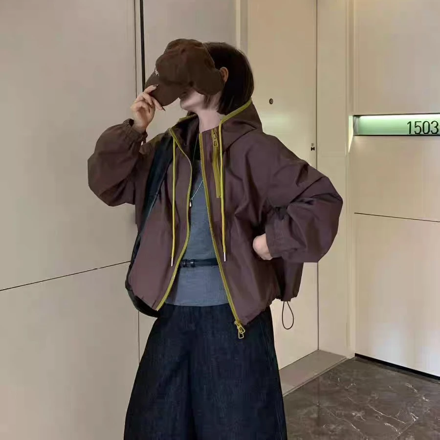经典撞色双拉链秋季外套