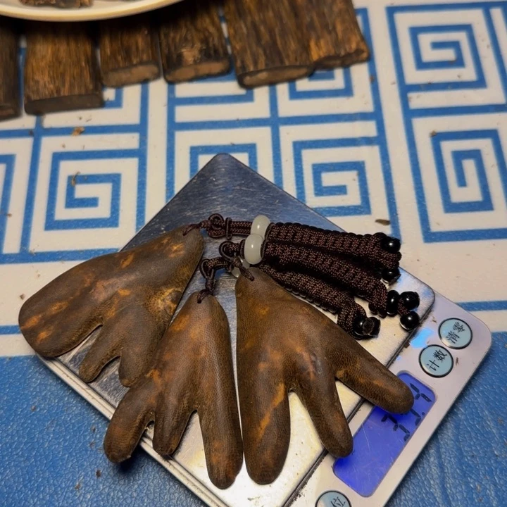 木雨*手工艺雕塑根雕木方板材27克