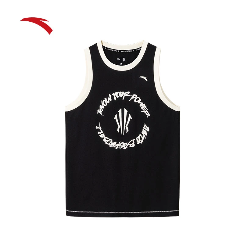 安踏凯里·欧文系列丨男士速干篮球运动背心无袖上衣172521101