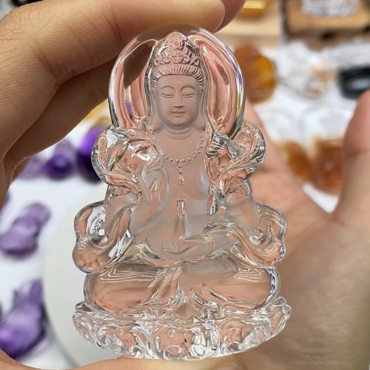水晶颈饰未镶嵌铭*定制
