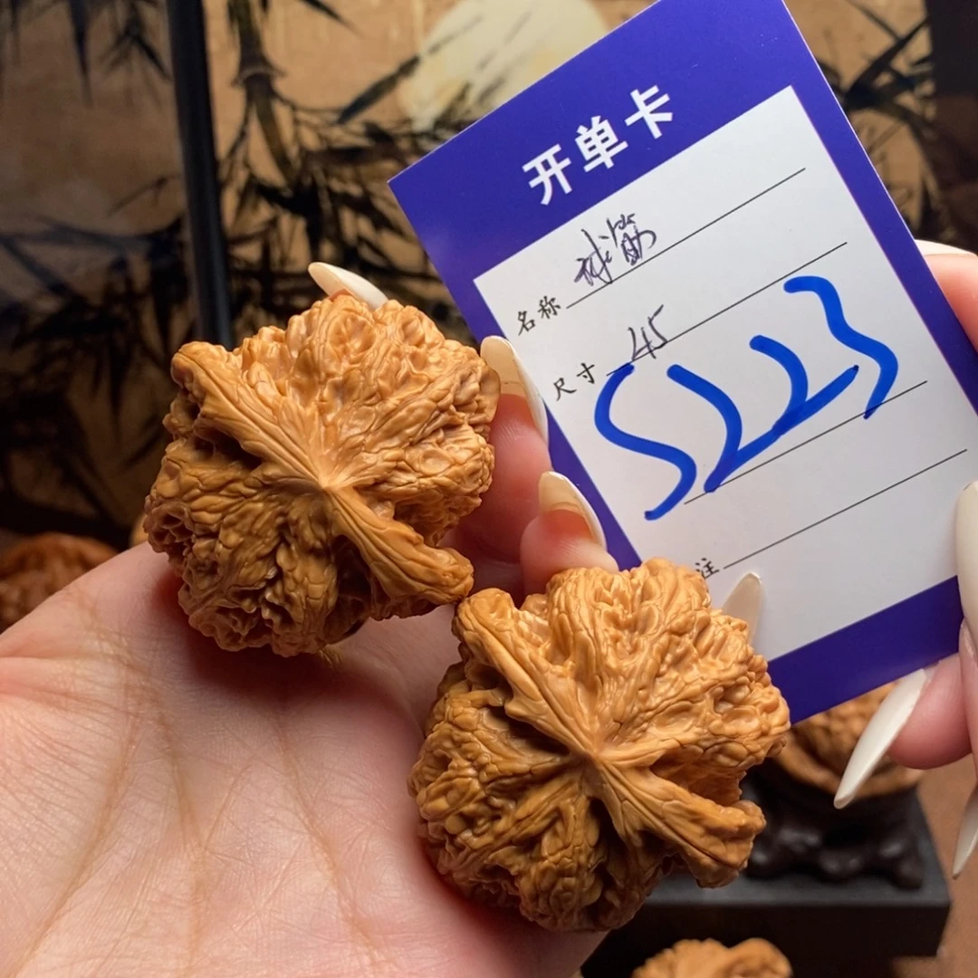 把件文玩核桃球筋45