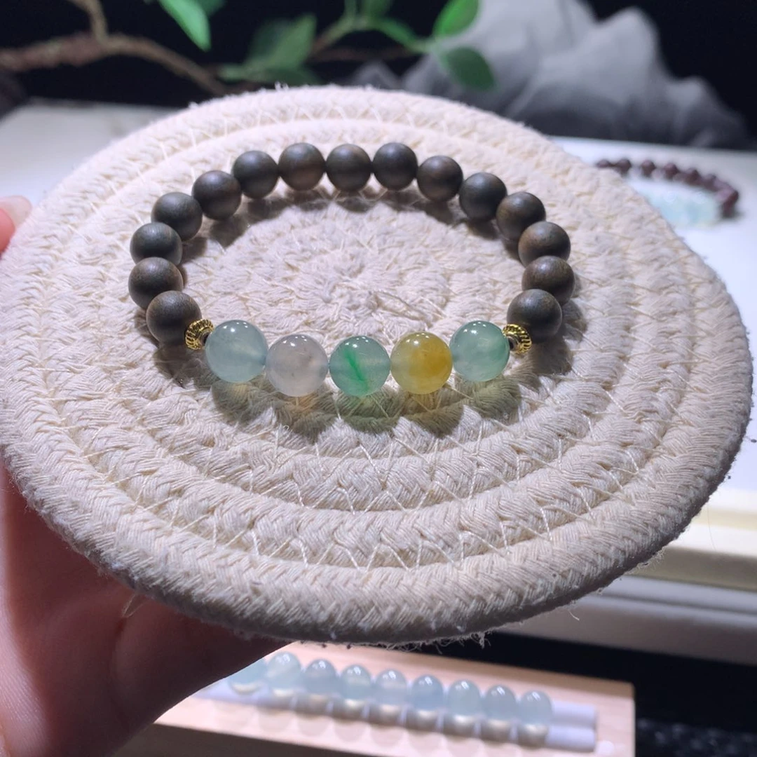 翡翠散珠特价莫兰迪色卡9左右