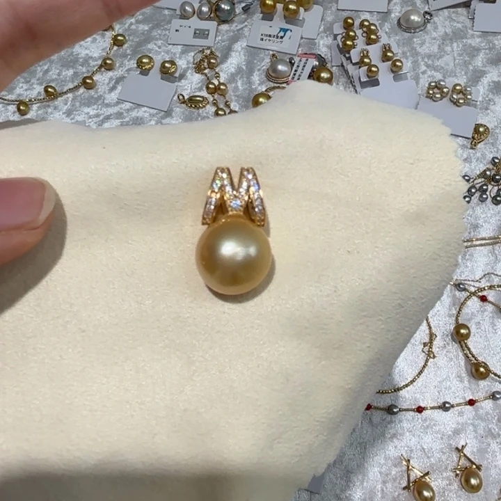 海水珍珠颈饰银S925镶嵌