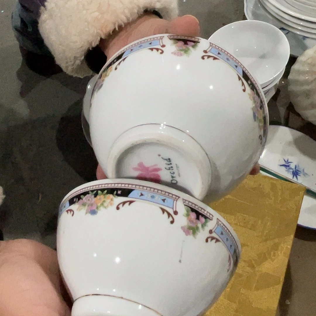 醴陵瓷直播供货基地5寸老瓷微瑕