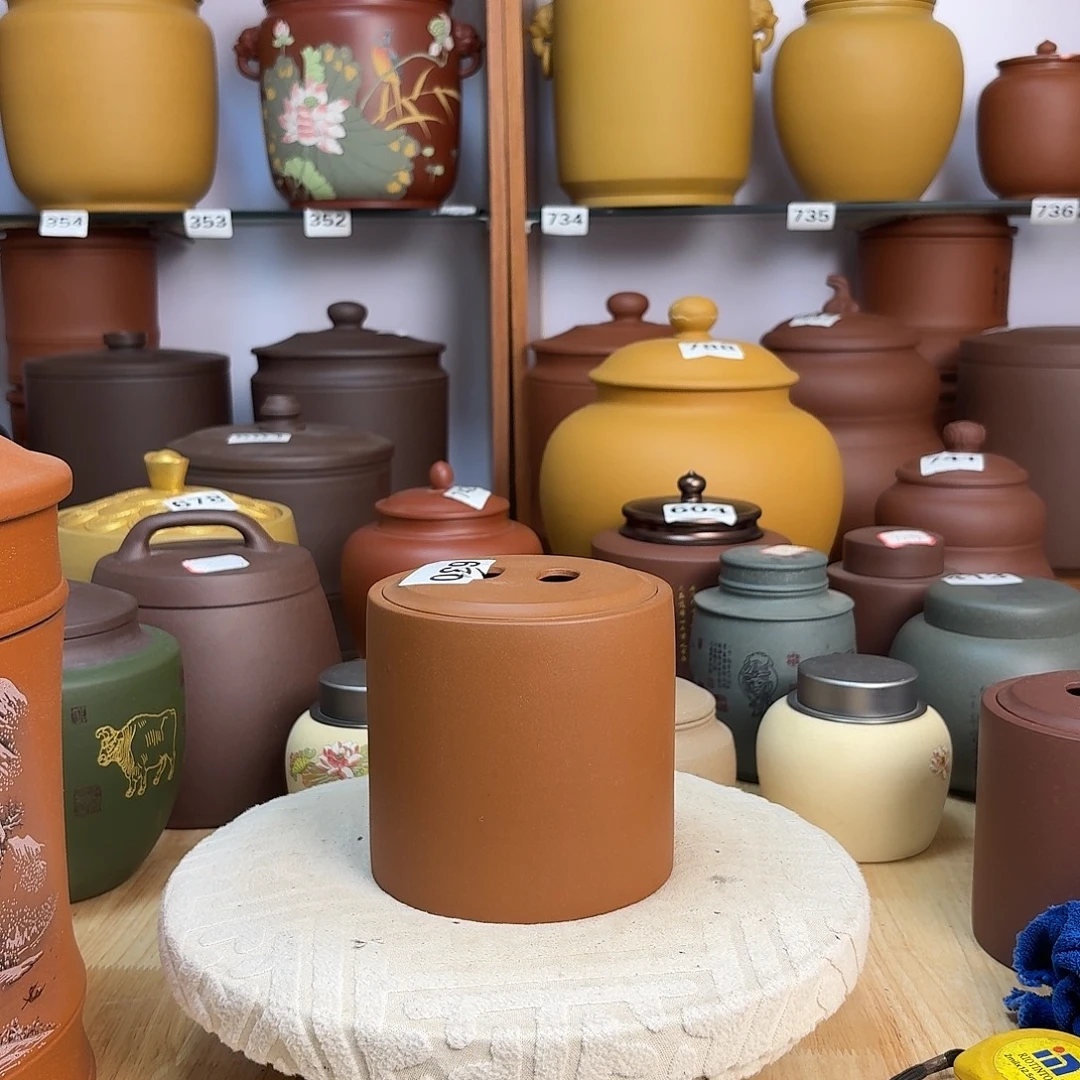 冬***@紫砂茶叶罐半斤茶叶罐处理630