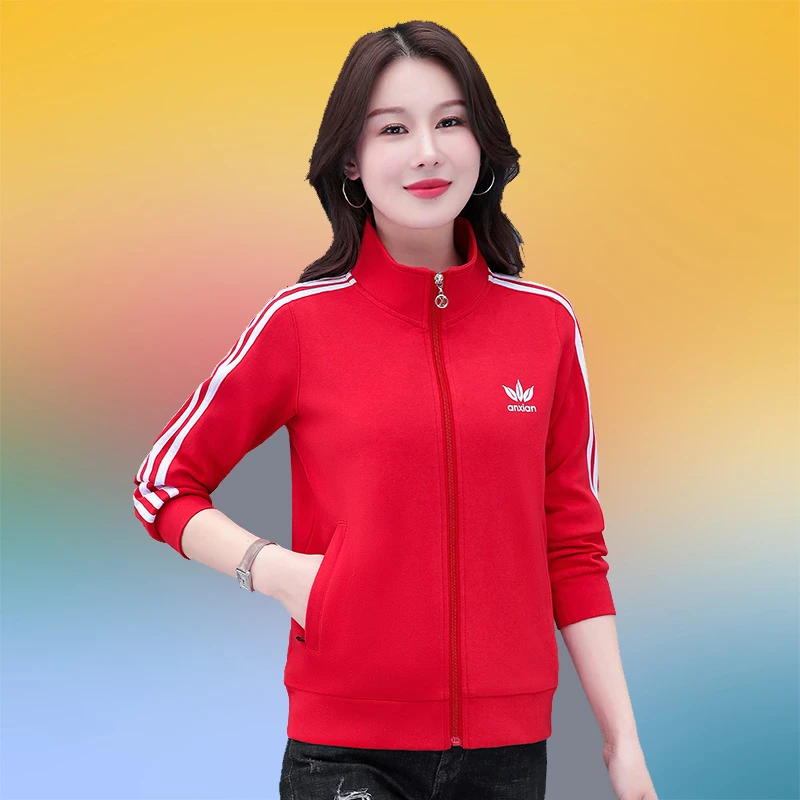 时尚开衫女士短外套上衣春秋季休闲广场舞套装2025新款爆款长袖