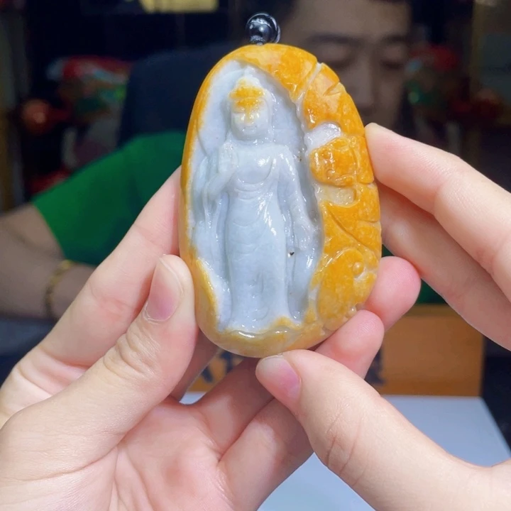 翡翠未镶嵌吊坠(不含链)A68