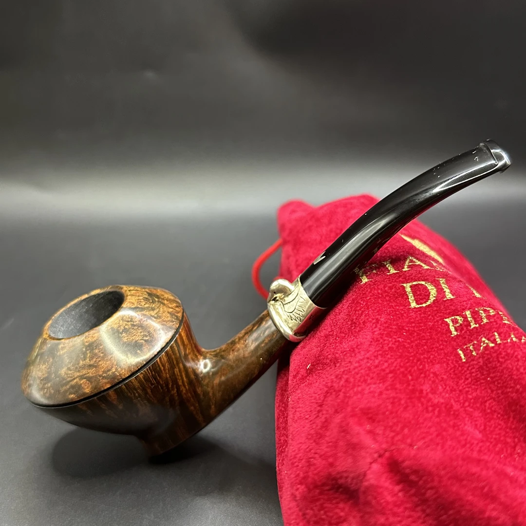 意大利火焰王手工雀喜音乐厅石楠木烟斗烟具