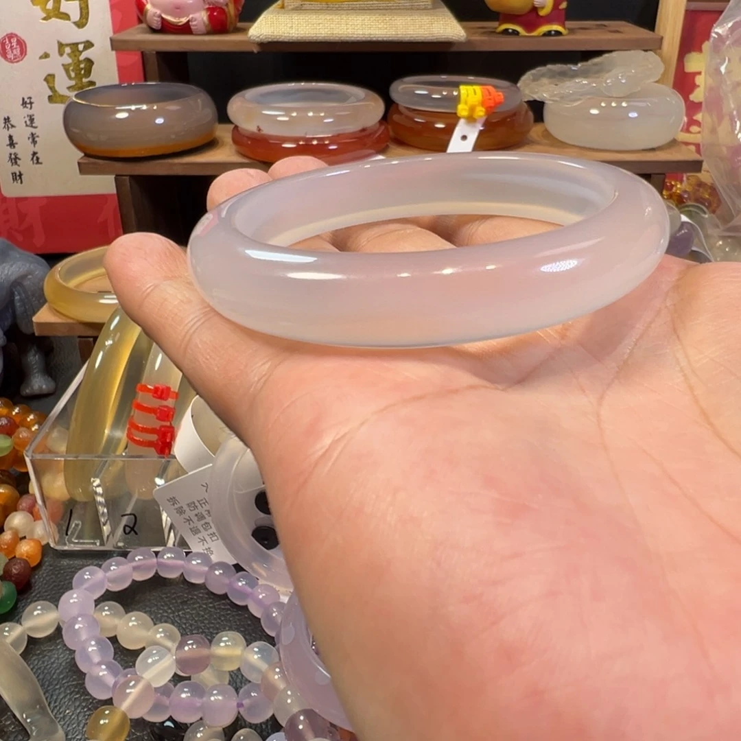 玛瑙/玉髓手镯未镶嵌W*