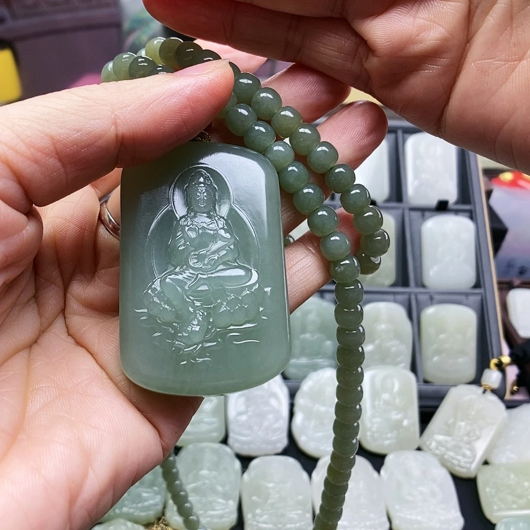 和田玉颈饰未镶嵌上***_