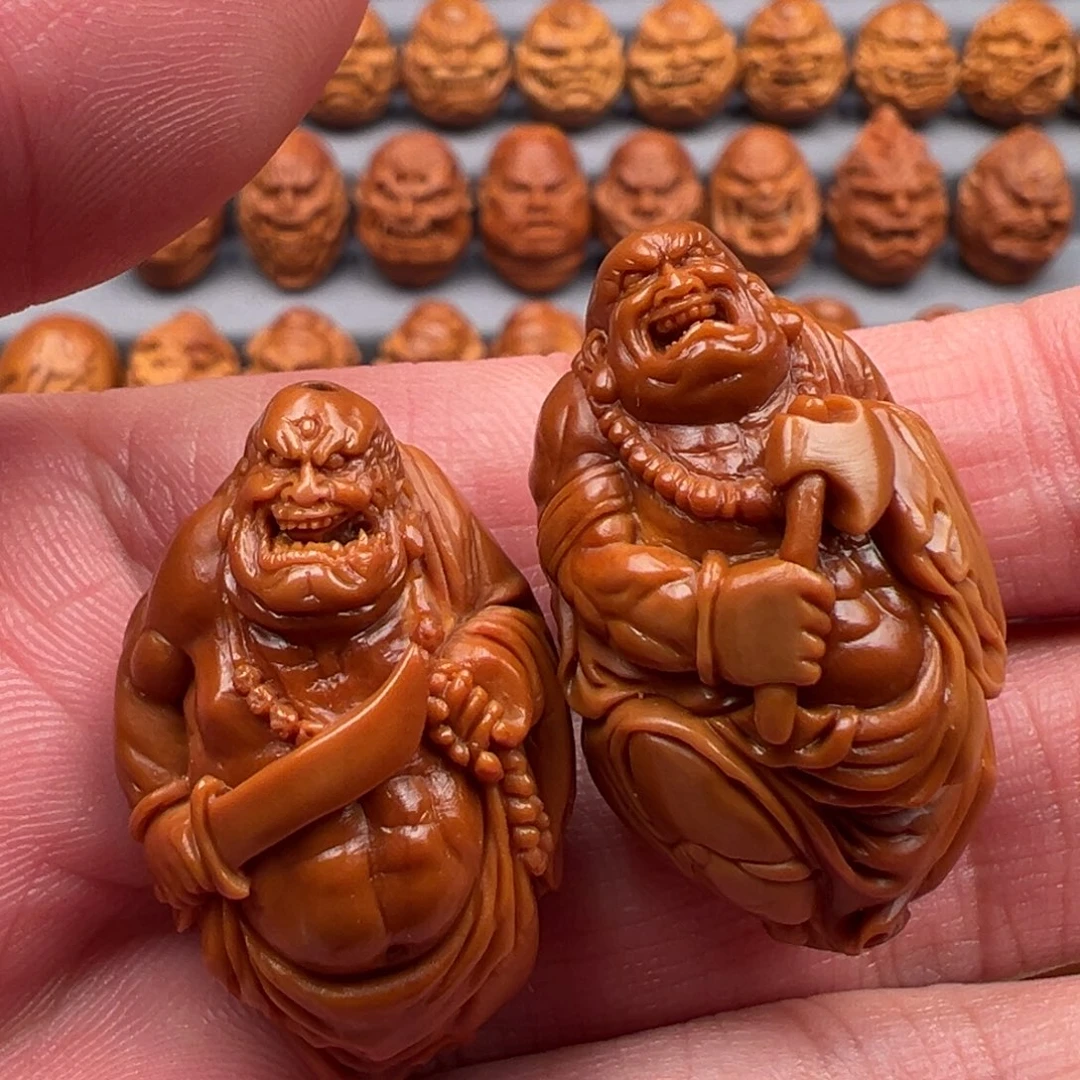 【闪购商品】手串橄榄核一对恶僧