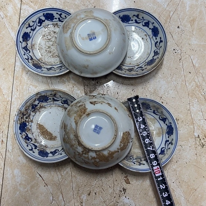 摆件陶6个10厘米芙蓉花味叠