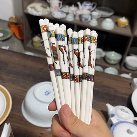 10双筷子陶瓷陶瓷陶瓷