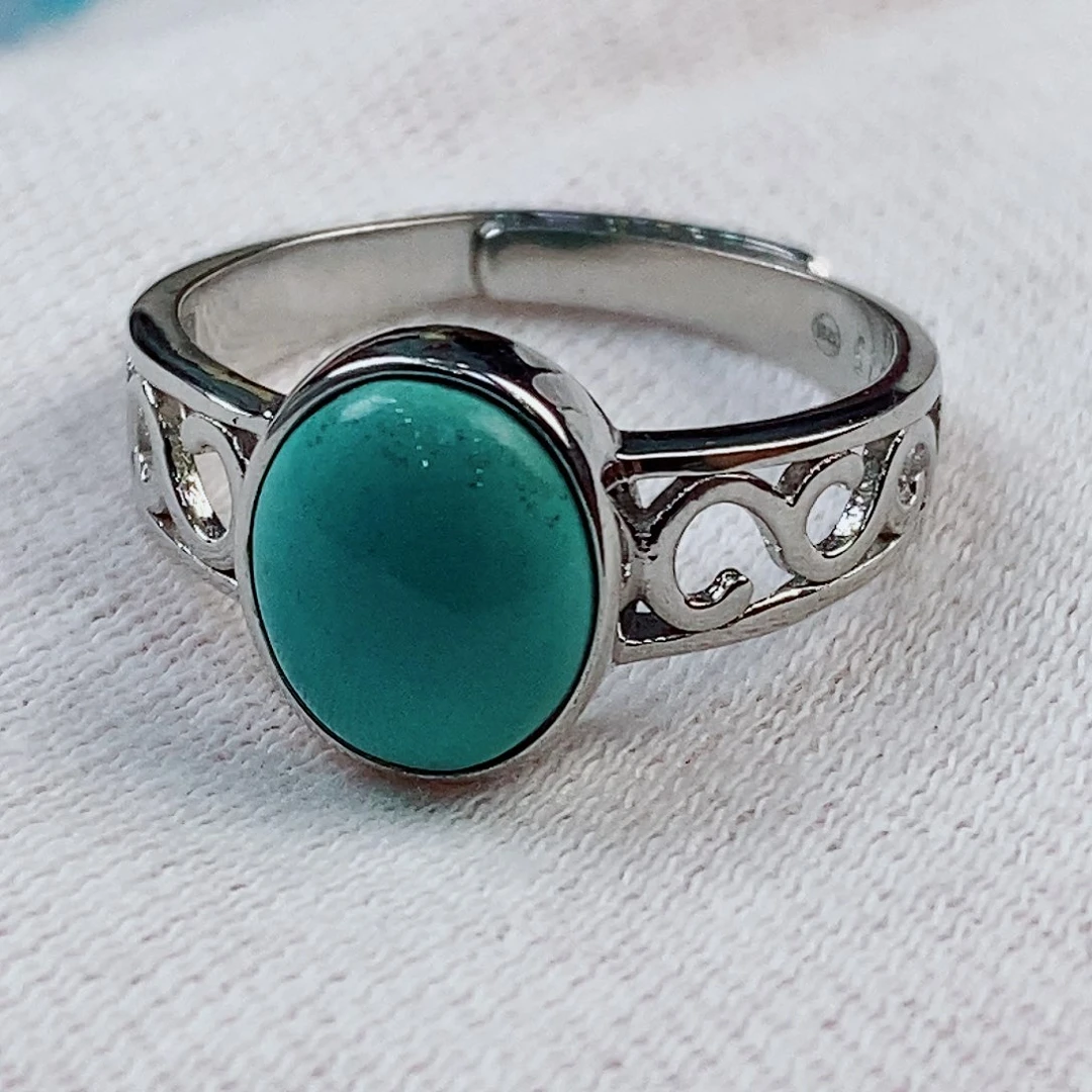 绿松石银S925镶嵌珠宝奇石