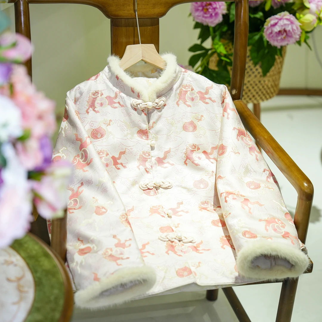 【马上有钱-双面穿】桑蚕丝双面双穿长袖鹅绒服YSW5152