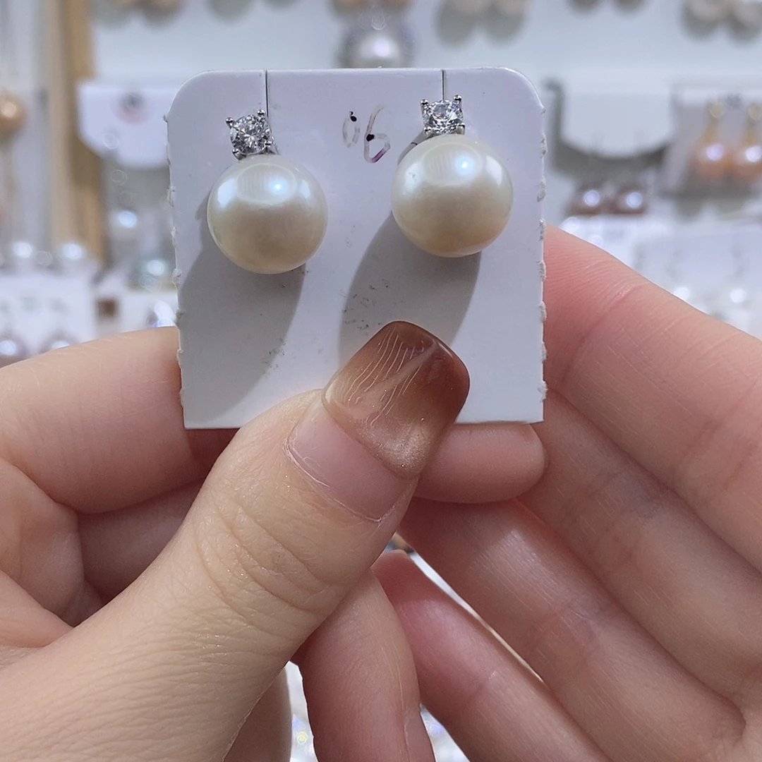 淡水珍珠耳饰未镶嵌w11.9