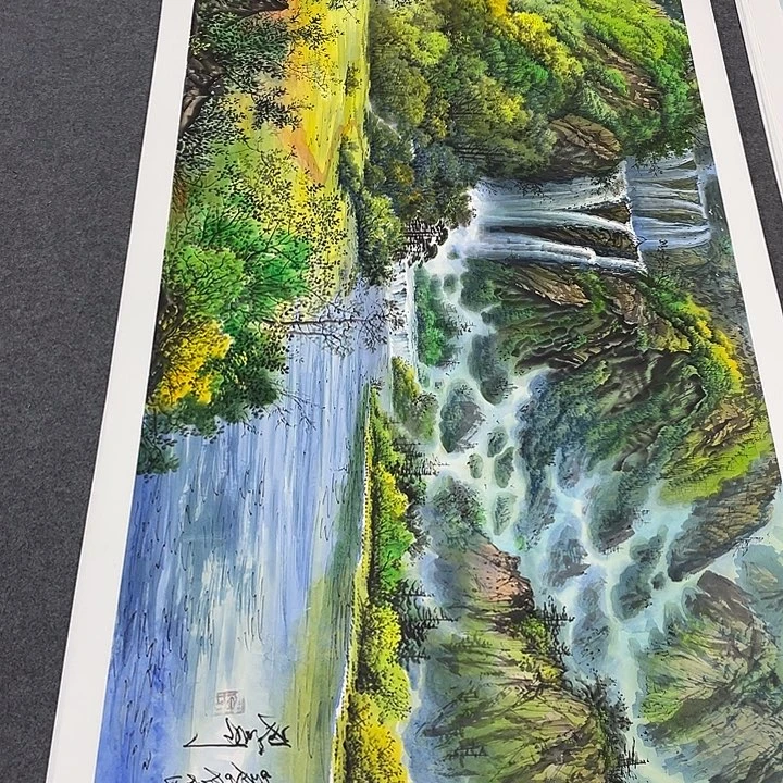 国画今天早上起来发现