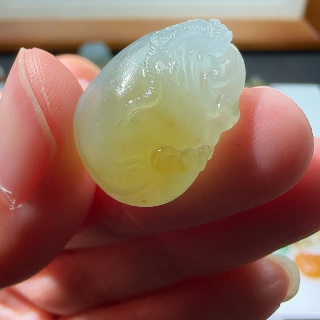 定制翡翠未镶嵌钱袋子