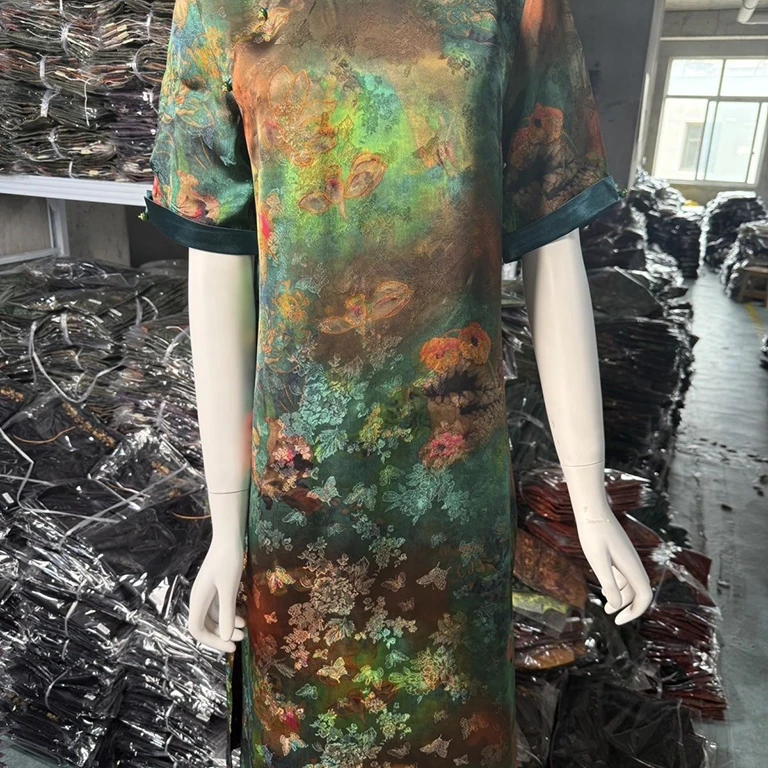 【斐锦】新中式改良旗袍显瘦连衣裙8060