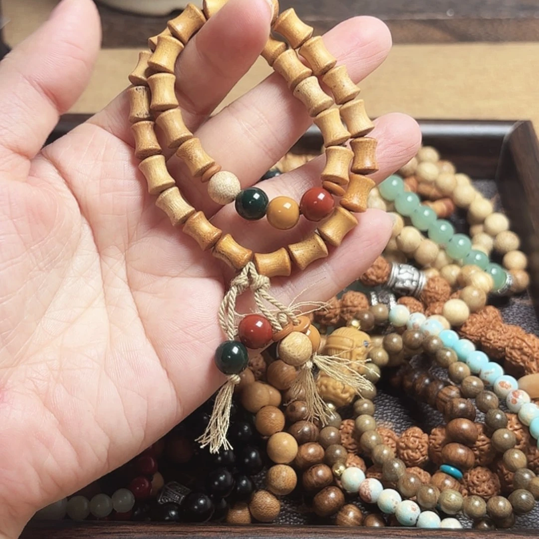 手串/手链柏木文玩木串成品串