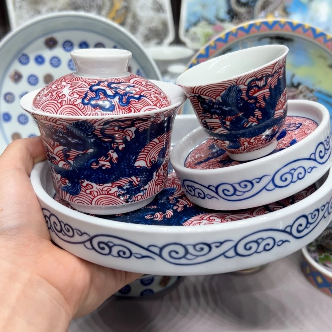 摆件景德镇高端瓷器茶具