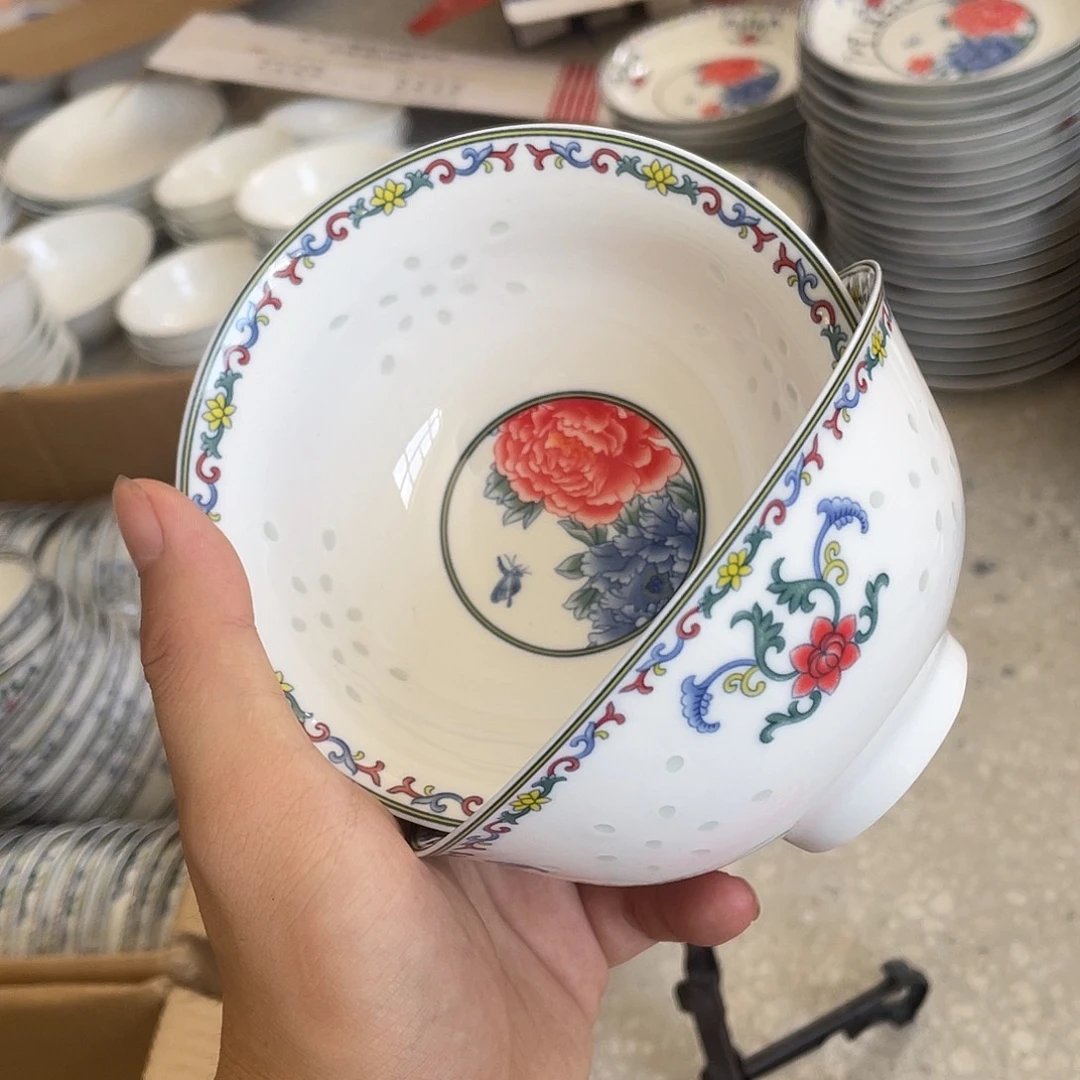 碗景德镇高温细白瓷餐具